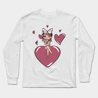 This is how much I love you - Nori Doll Long Sleeve T-Shirt